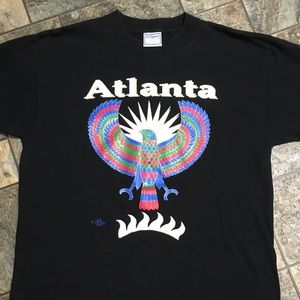 VTG Atlanta Men’s Shirt Lg/44 Black Gold accents